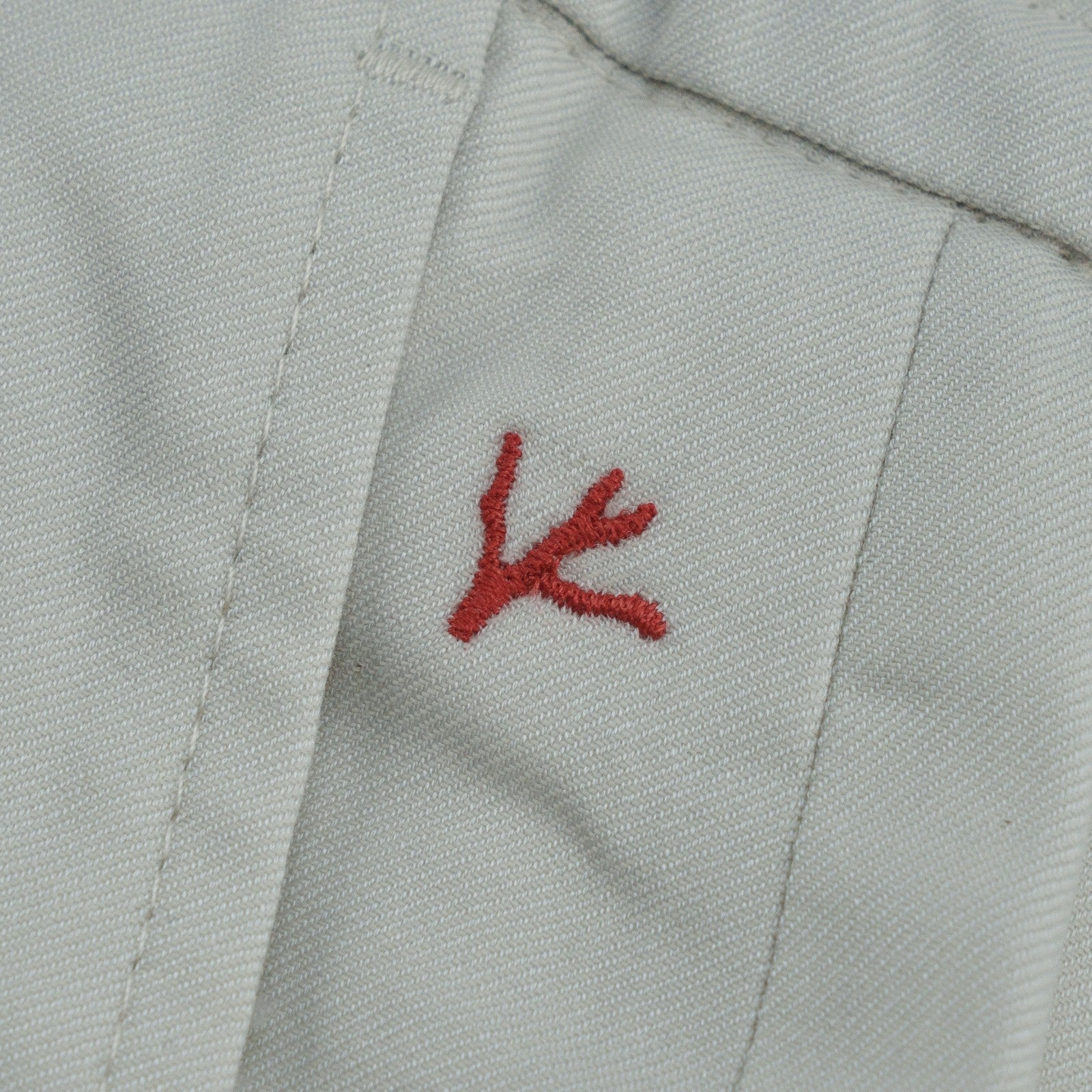1350$ ISAIA NAPOLI Ice Grey Drawstring Pant Wool Cotton 42 US / 58 EU