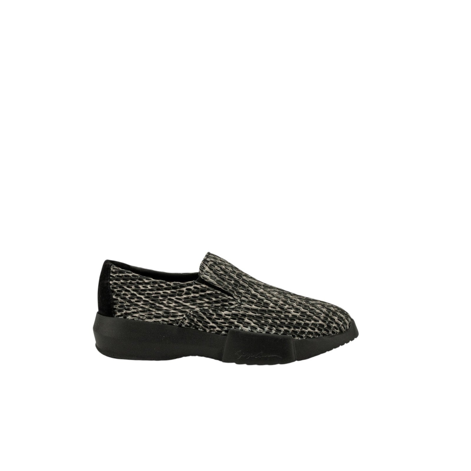 1150$ GIORGIO ARMANI Runway Shoes Woven Mesh Tech + Suede 5 UK / 6 US / 39 IT