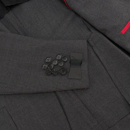 $6700 ISAIA NAPOLI "Capri" Gray Suit Fine Wool Grisaglia 36 US / 46 EU 8R