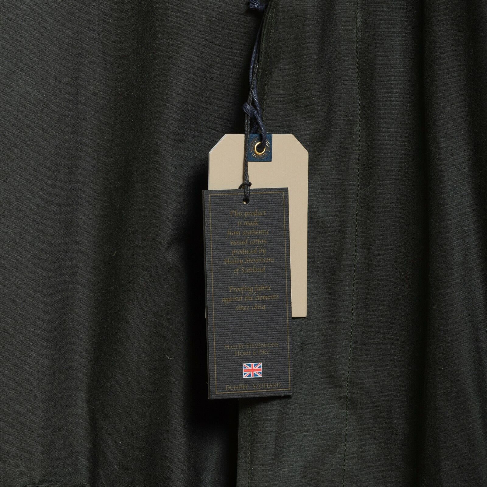 720$ BARACUTA G10 Winter Trench Coat Green Wax Cotton by Stevensons of Scotland