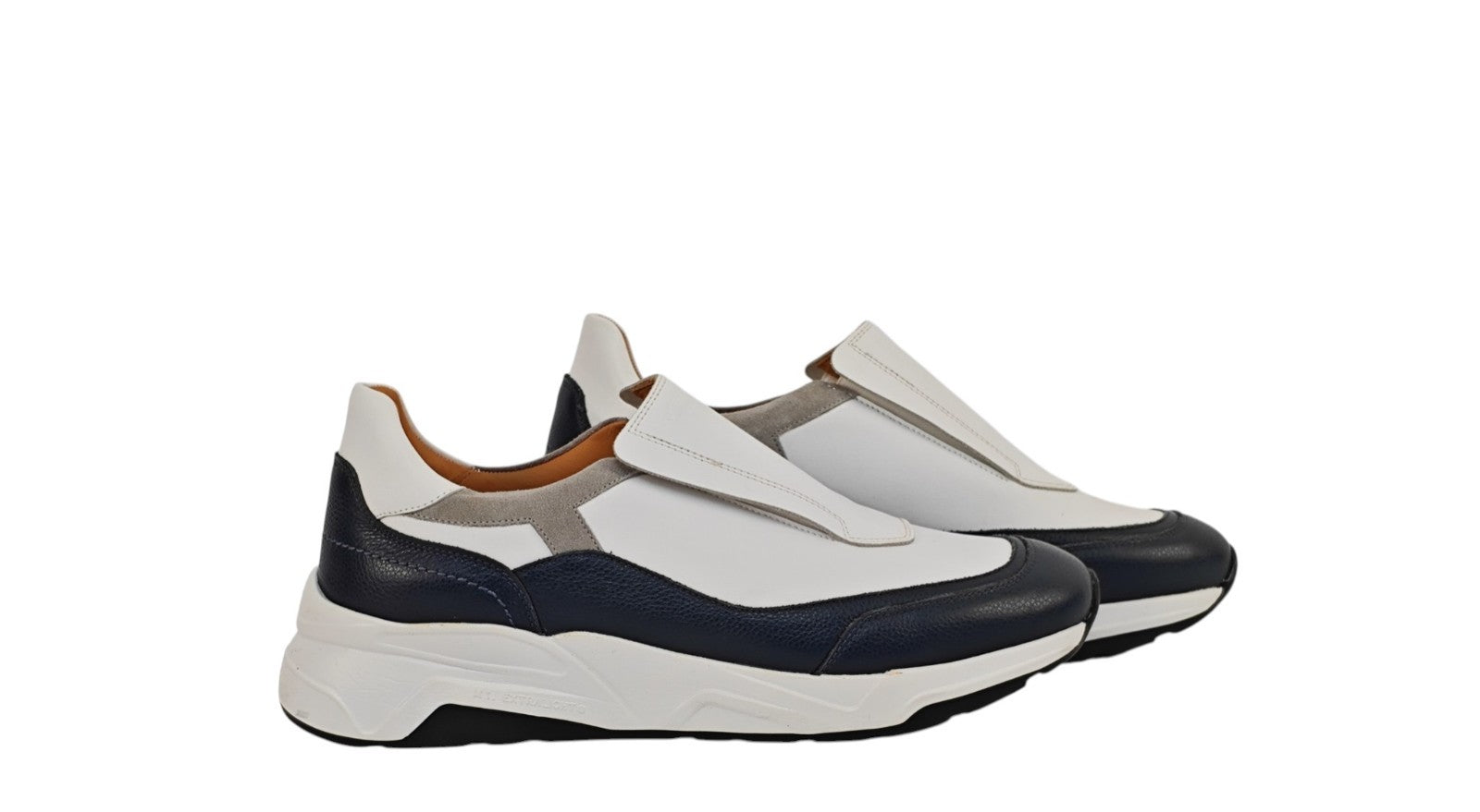 1100$ TESTONI "Cagliari" SlipOn Sneaker Karibu Calf + Suede 8 UK  / 9 US / 42 IT