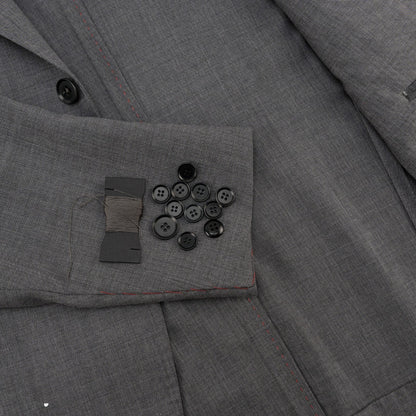$6600 ISAIA NAPOLI "Capri" Gray Suit Fine Wool 4 Season 46 US / 56 EU 7R