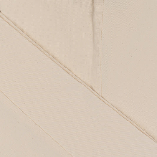 550$ RUBINACCI NAPOLI Ivory Gabardine Cotton Pant  40 US / 56 EU Made in Napoli