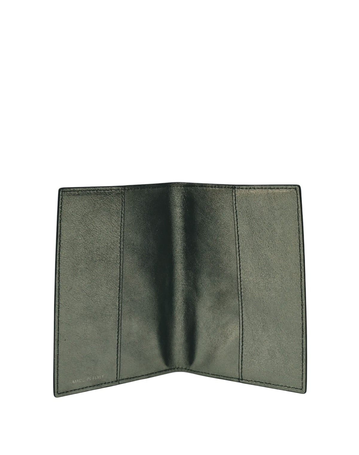 220$ PINEIDER FIRENZE 1774 "Metro Smooth" Passport Holder Calf Laminated Silver