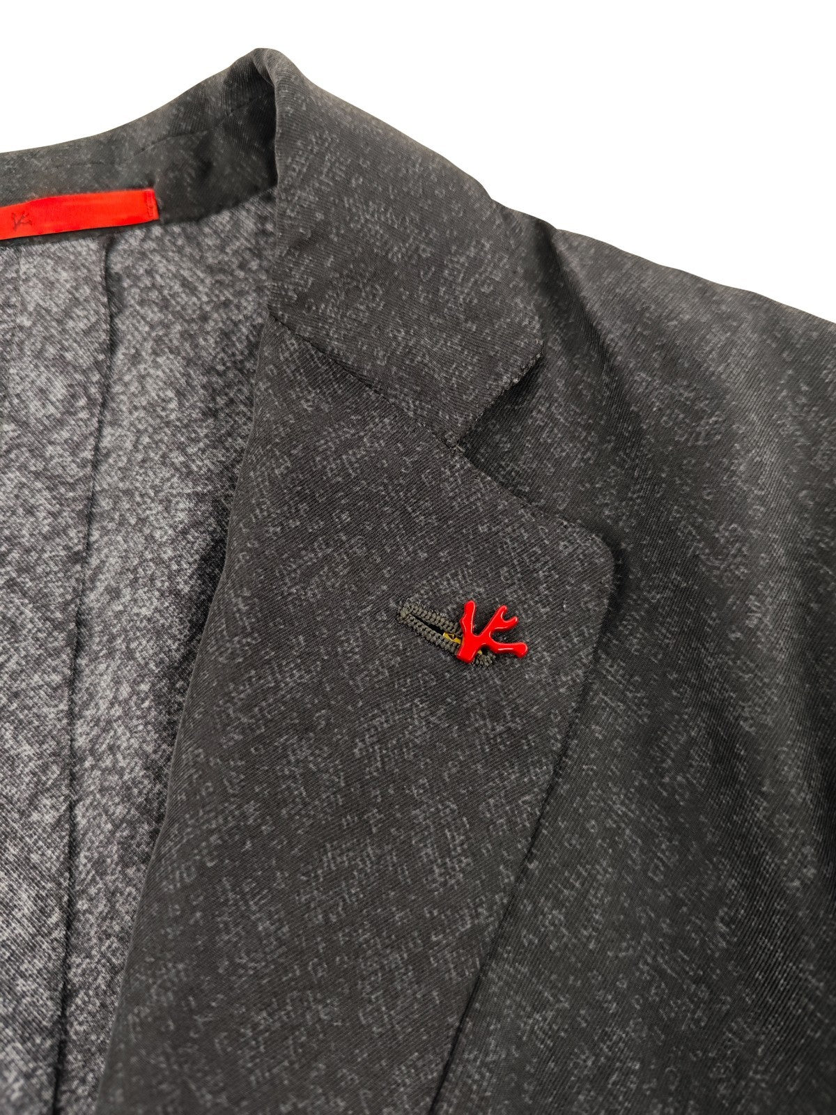 $5500 ISAIA NAPOLI "MARADONA 10" Gray Hand Sewn Jacket Sport Coat 100% Silk