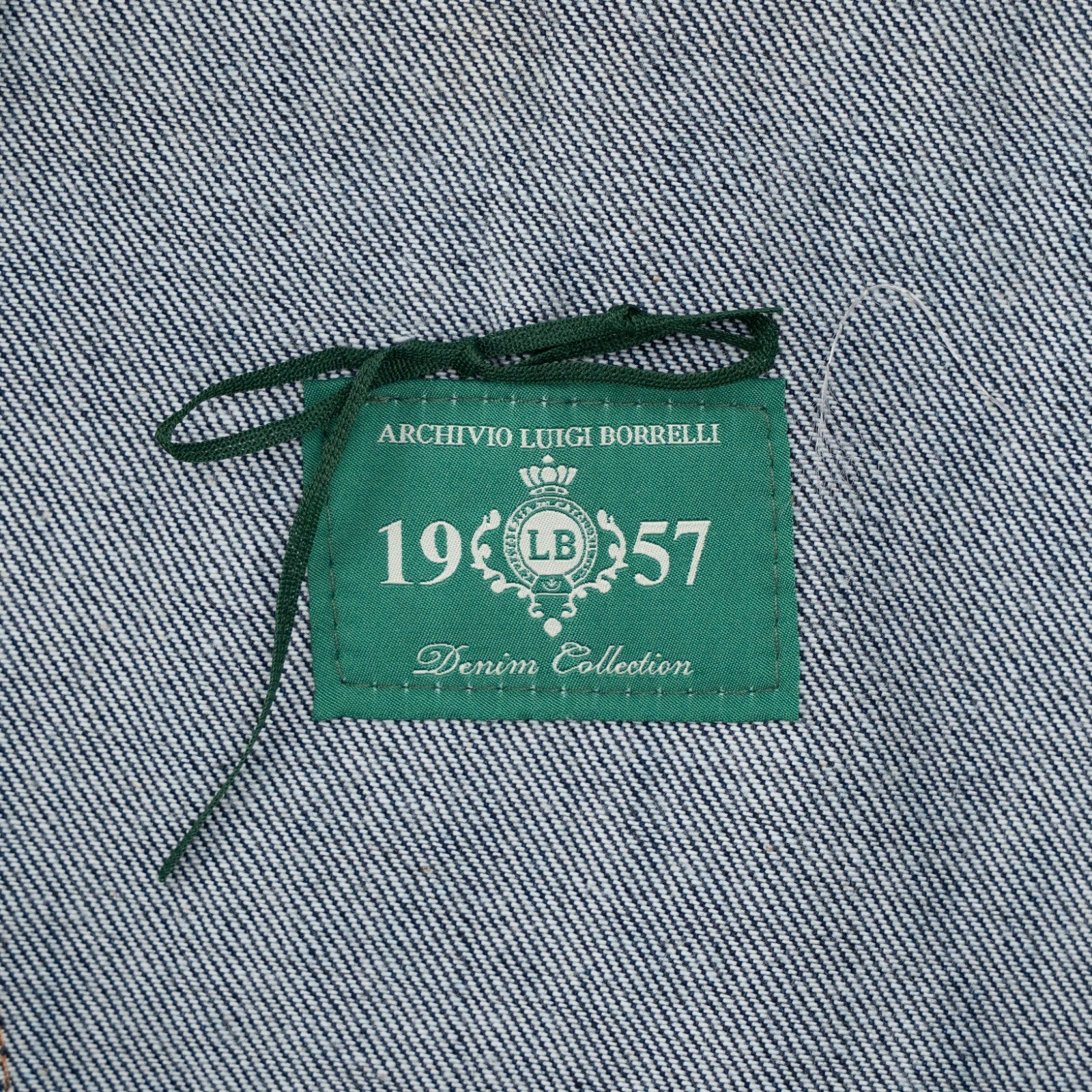 415$ LUIGI BORRELLI NAPOLI Denim Jeans Pant Raw Cotton 37 US / 53 EU