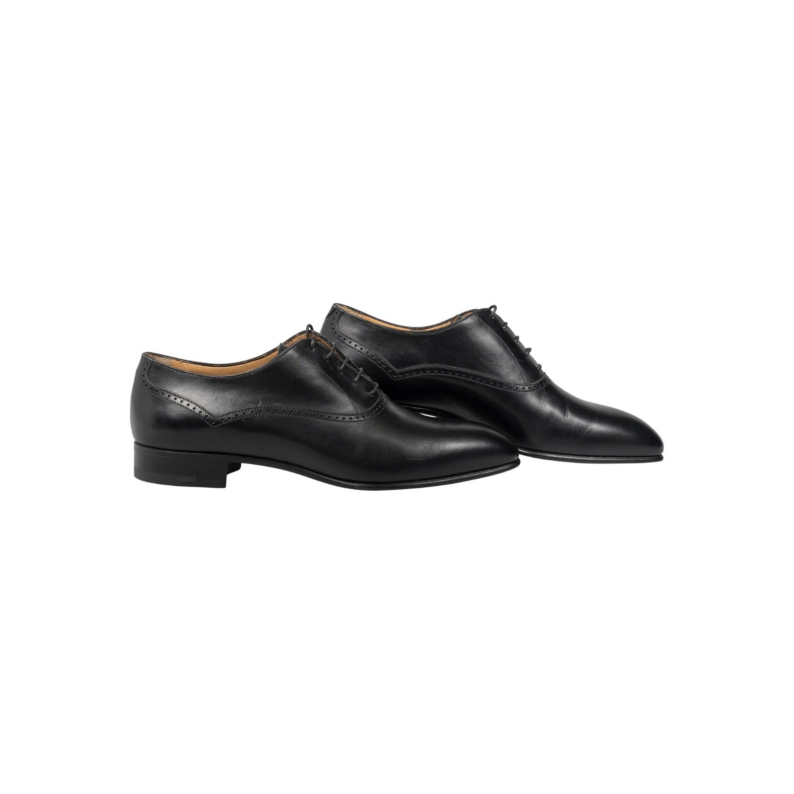 1100$ RUBINACCI NAPOLI Francesina Oxford Shoes Black Leather – Handmade in Italy