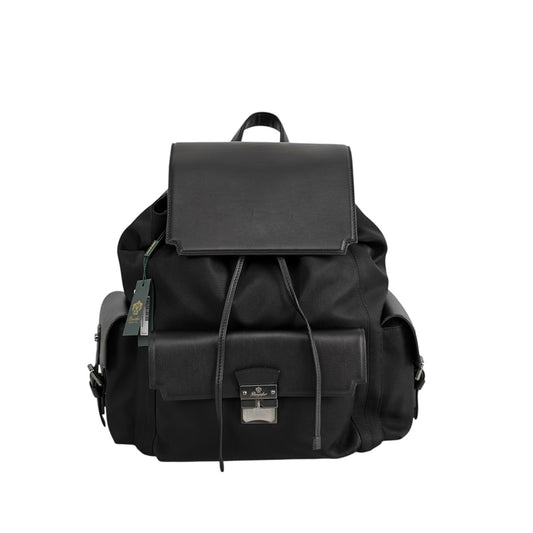 1950$ PINEIDER FIRENZE 1774 Leather Multiple Backpack Black