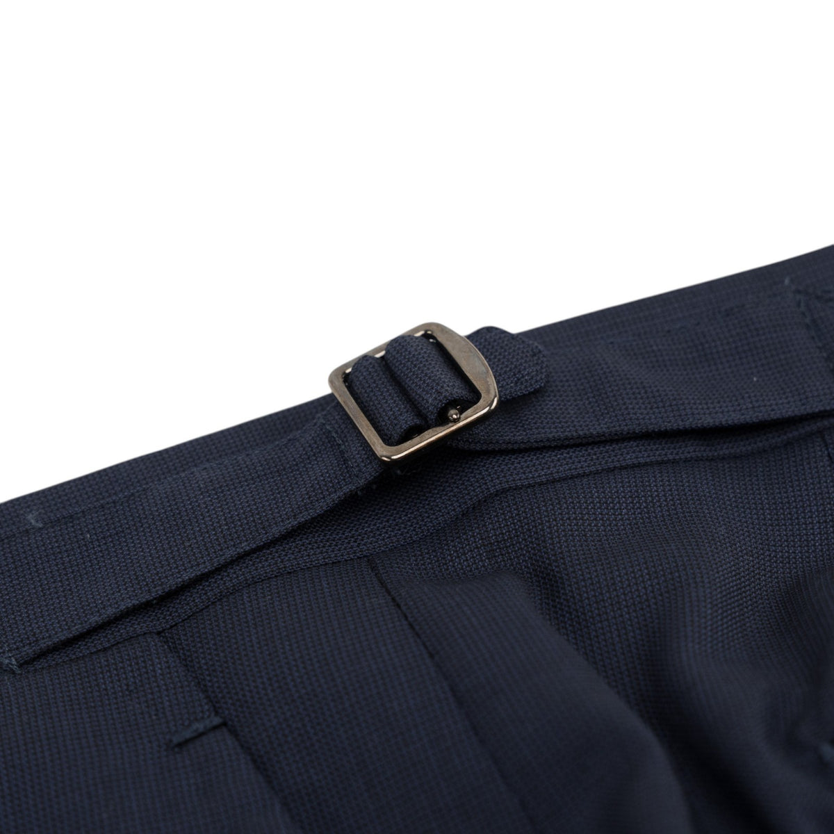 $6950 ISAIA "Amalfi" Blue Hand-Sewn Suit Fine Wool Textured 44 US / 54 EU 9R