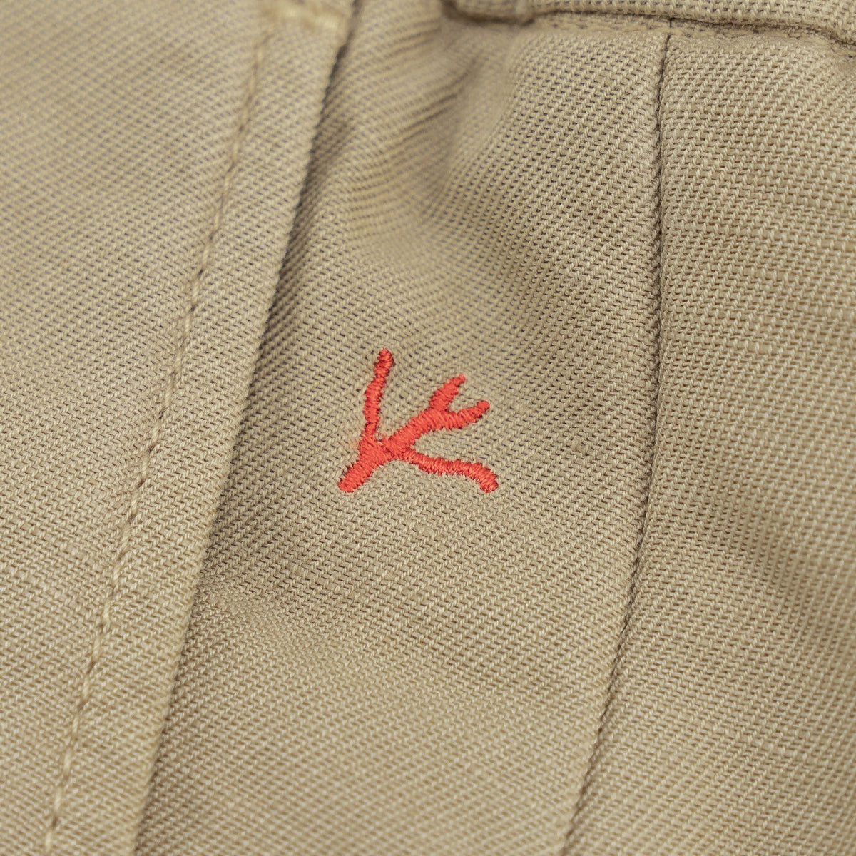 900$ ISAIA NAPOLI Beige Short Drawstring Pant Cotton - Linen Relaxed Fit