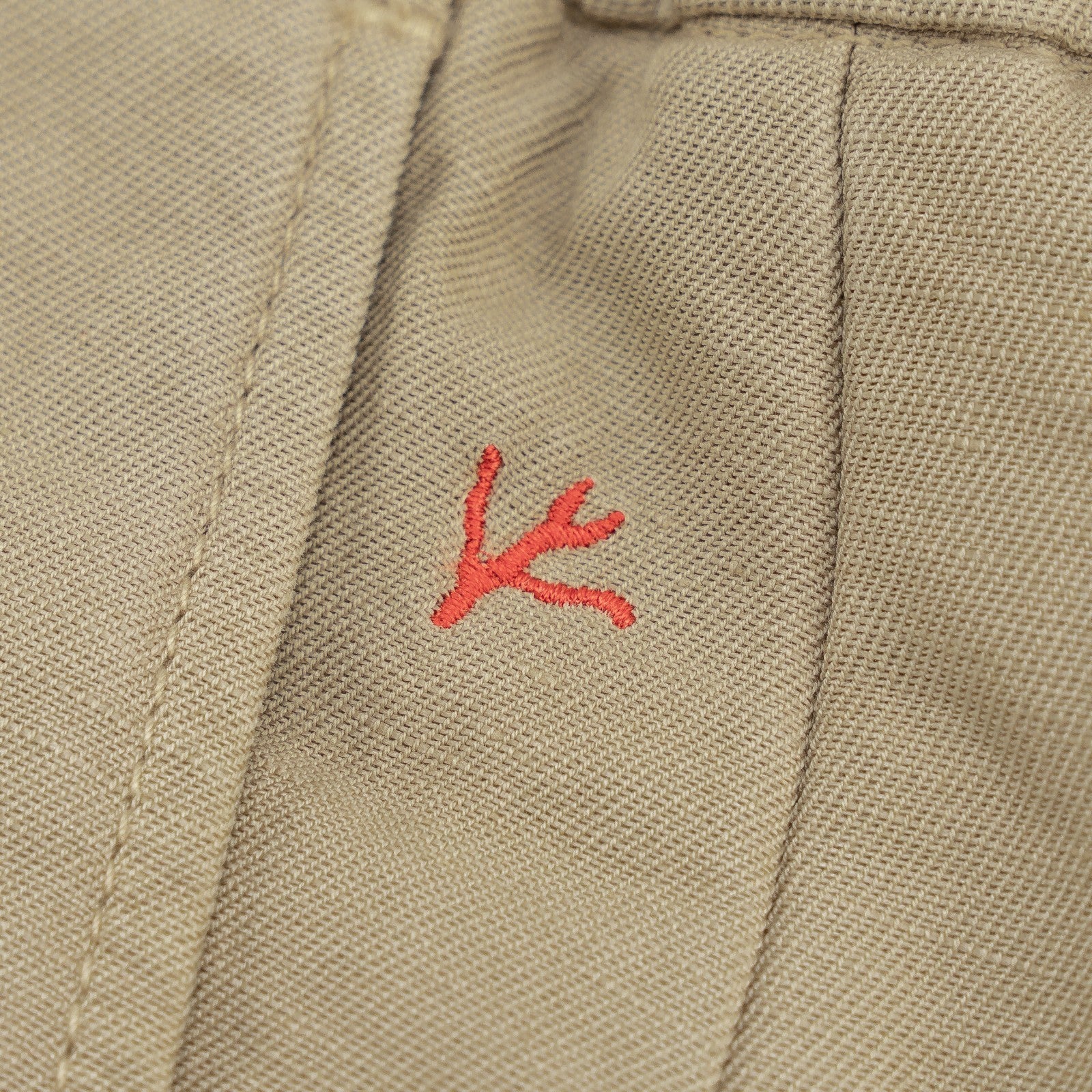 900$ ISAIA NAPOLI Beige Short Drawstring Pant Cotton - Linen Relaxed Fit