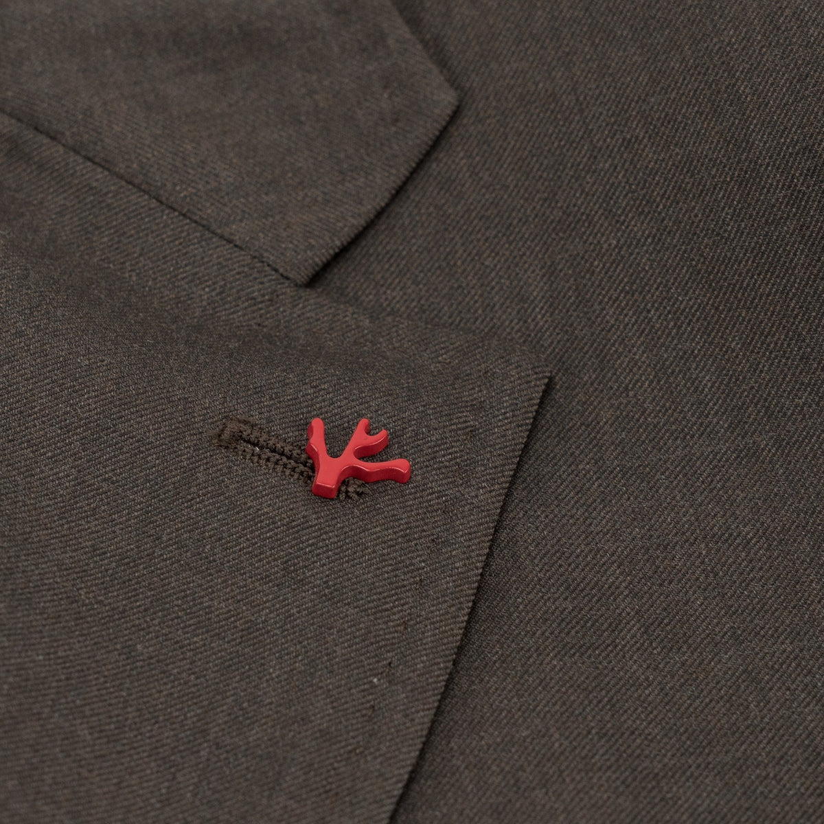 $6600 ISAIA "Capri" Dark Brown Suit Fine Wool Aquaspider 44 US / 54 EU 8R