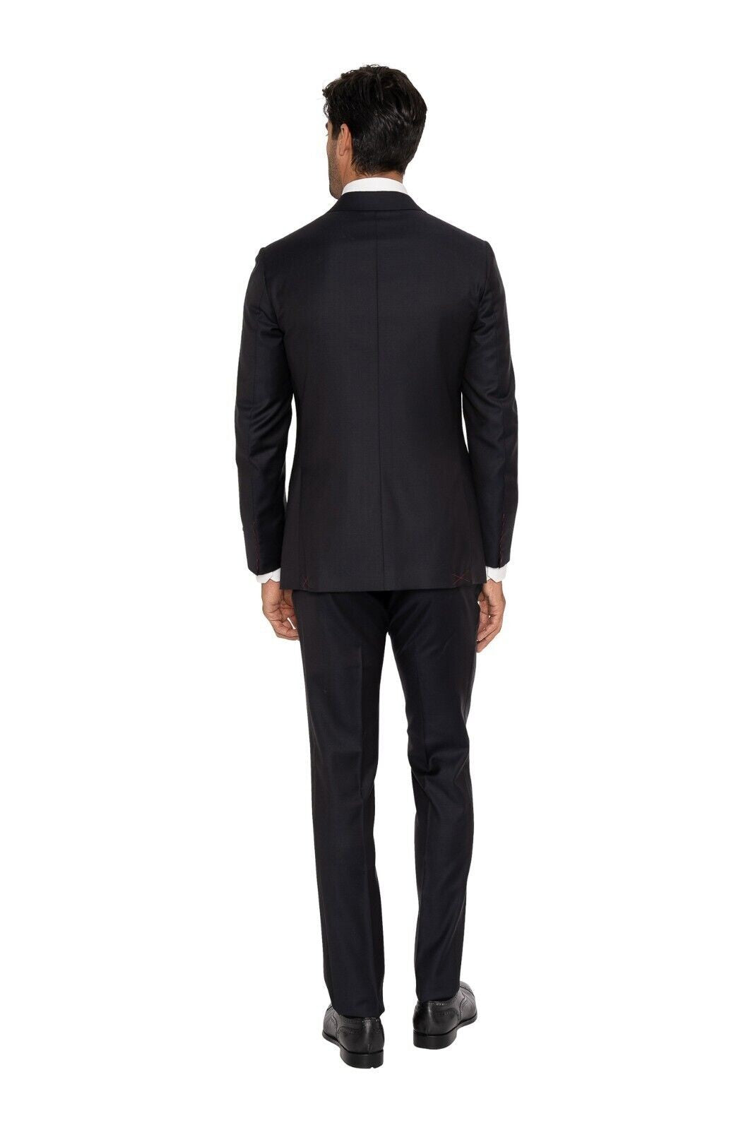 $7120 ISAIA Sanita "Aquaspider" Blue Navy Tuxedo Suit Wool 40 US / 50 EU 8C
