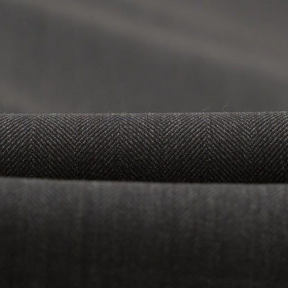$6850 ISAIA NAPOLI "Capri" Gray Suit Hand-Sewn Fine Wool Herringbone