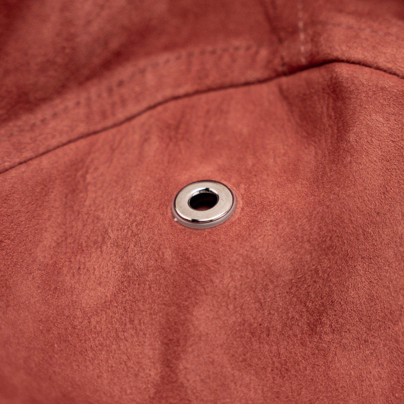 $4450 ISAIA Rust Jacket Shirt Short Sleeve Suede Lambskin Leather 42 US / 52 EU