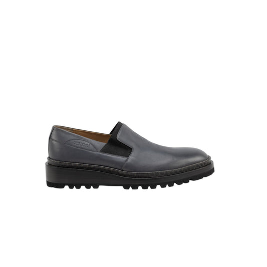 700$ TESTONI Slip On Sport Napa Calf Asphalt 8 UK / 9 US / 42 IT
