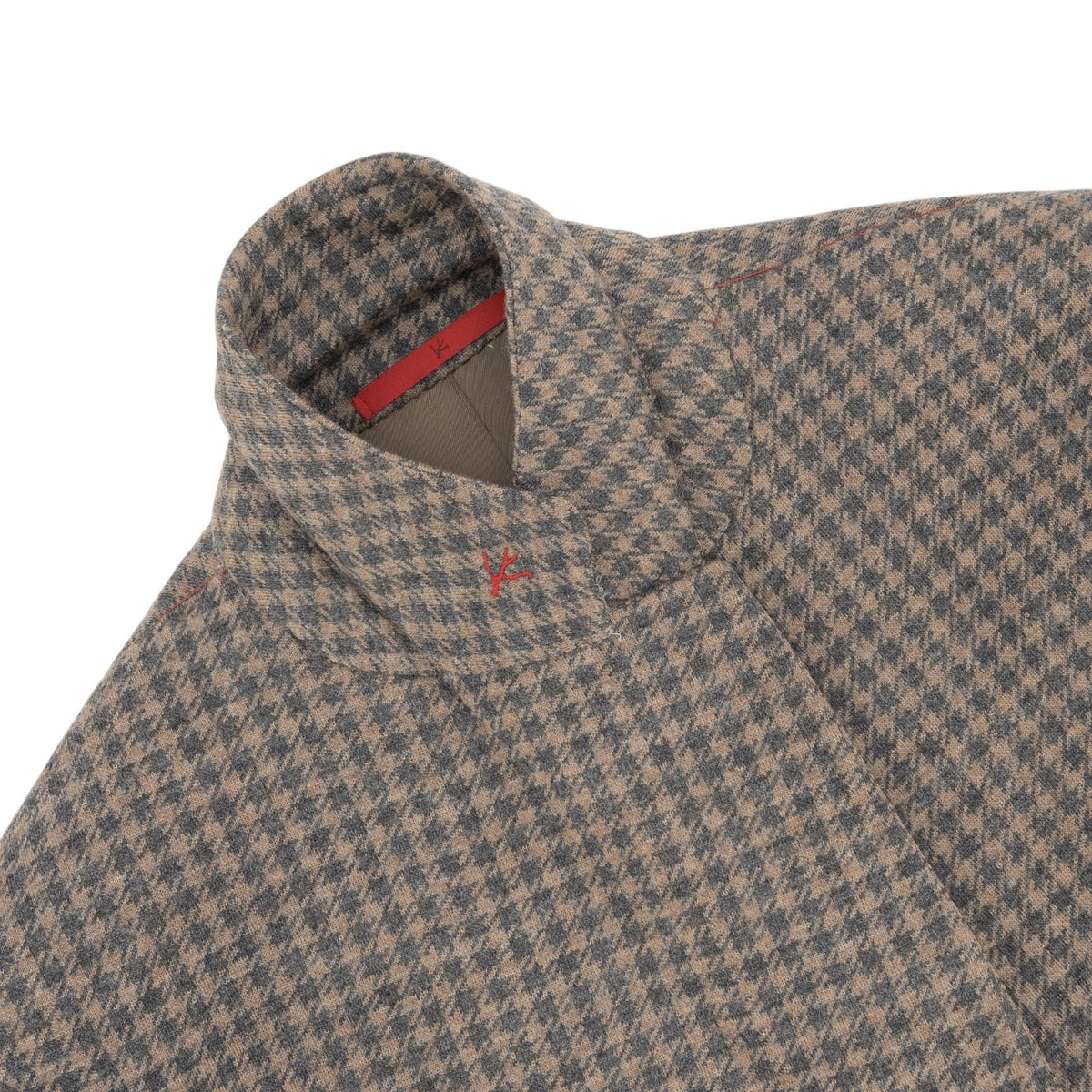 $6850 ISAIA NAPOLI "Capri" Beige Suit Flannel Wool - Drawstring 36 US / 46 EU 8R