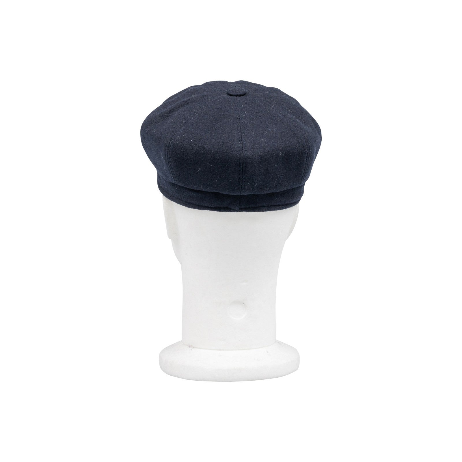 $240 RUBINACCI NAPOLI Blue Navy Hat Fisherman Cap Flat Cap Wool