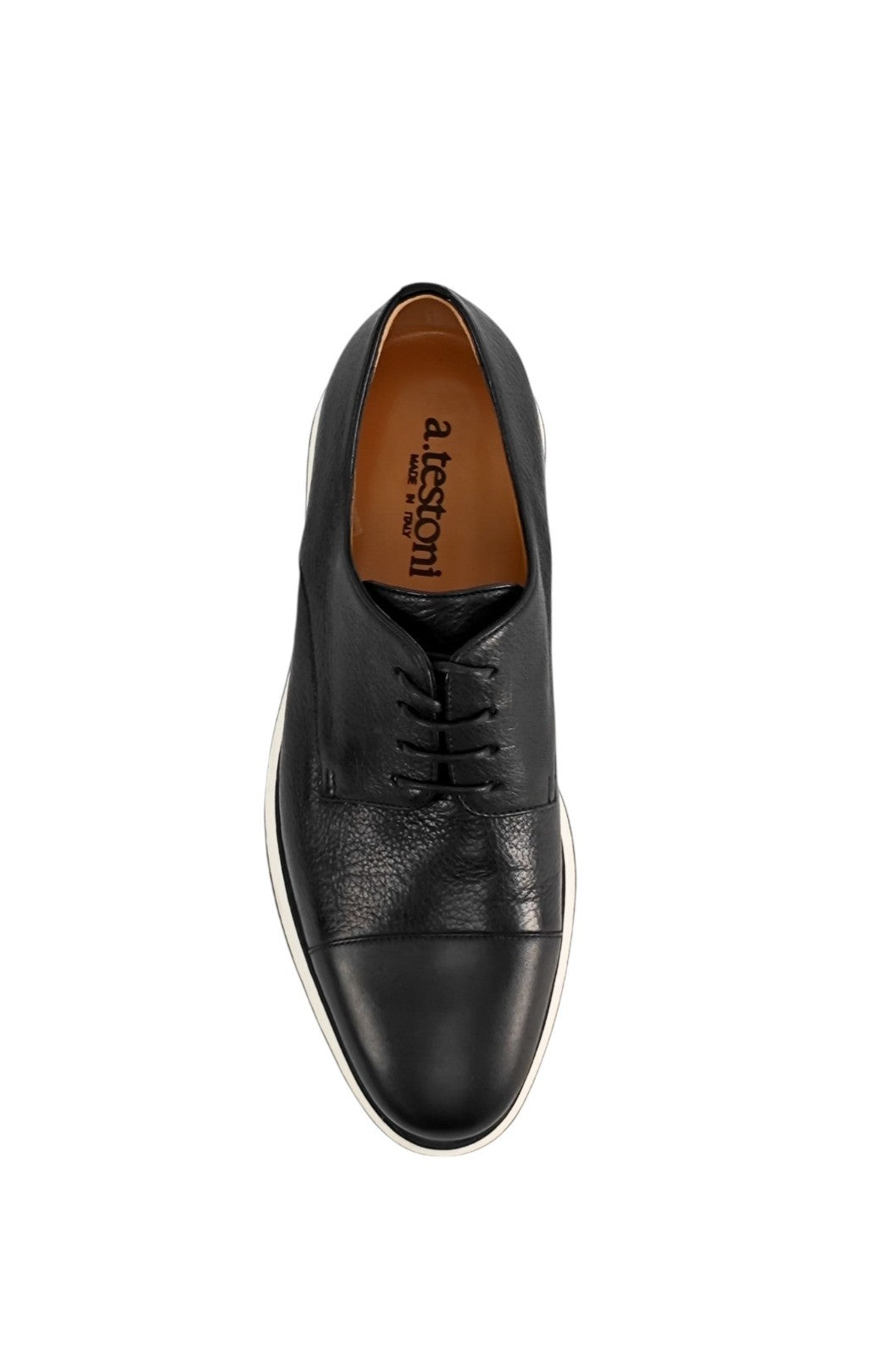 850$ TESTONI 1929 Derby Shoes Deerskin & Plain Calf 6 UK / 7 US /  40 IT