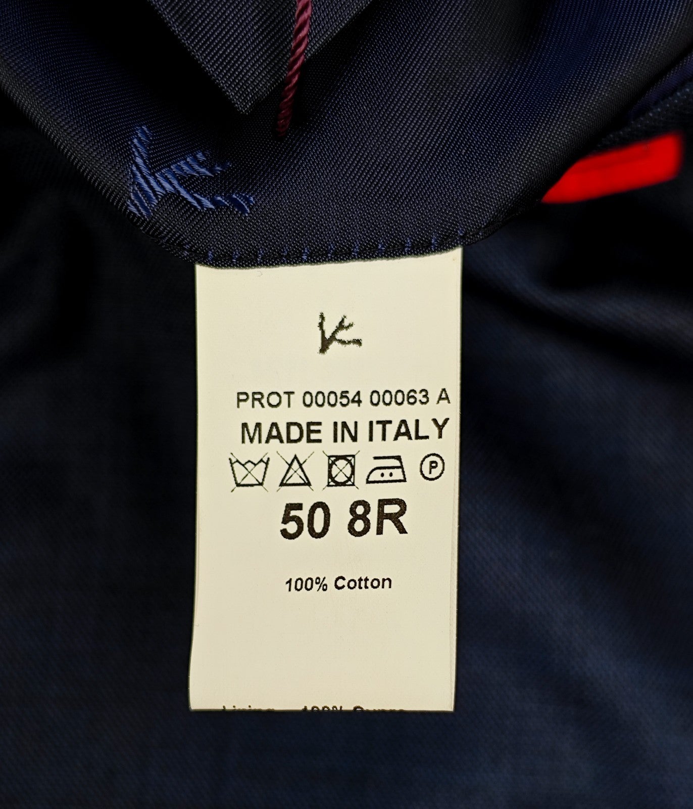 $4250 ISAIA NAPOLI Blue Solid Jacket Sport Coat Fine Cotton 40 US / 50 EU 8R