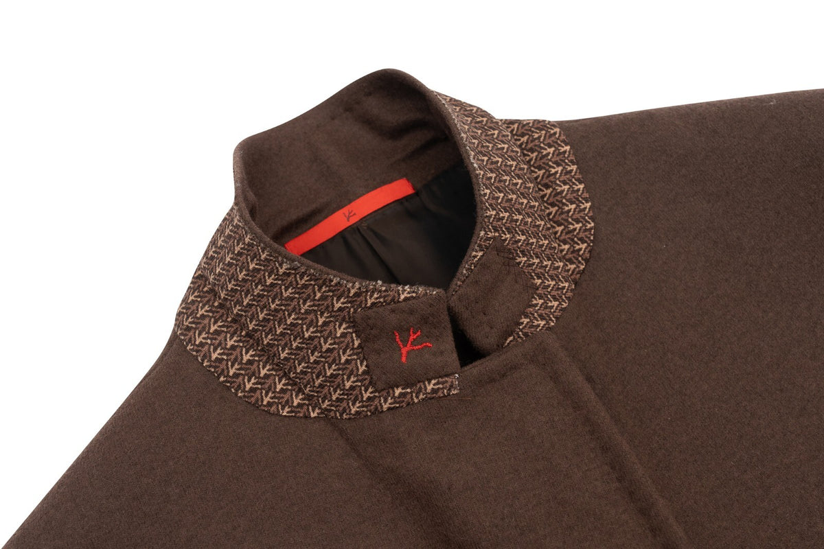 $6500 ISAIA NAPOLI "Comfort Project" Brown Hand-Sewn Suit Wool & Cashmere