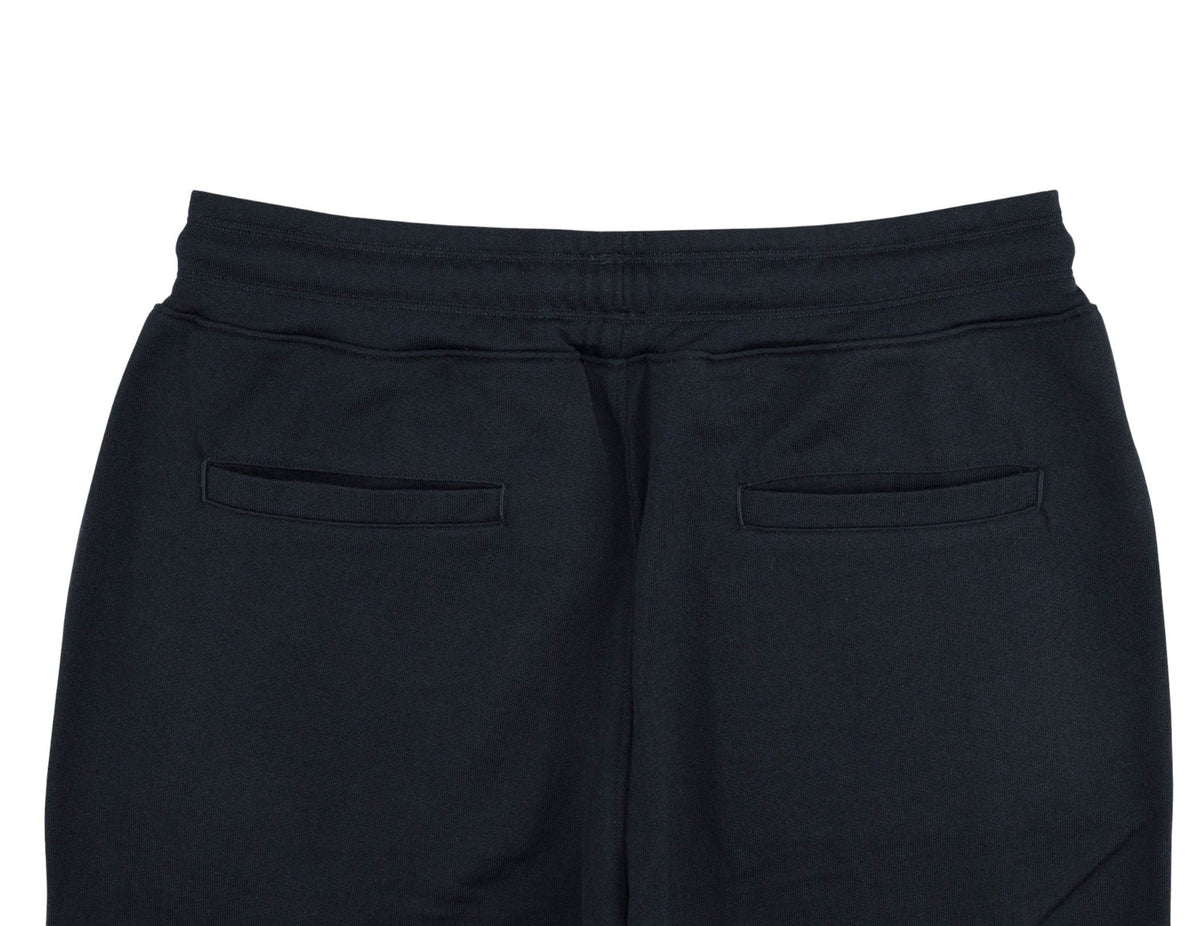 1350$ ISAIA NAPOLI Blue Navy Hand-Sewn Drawstring Track Pant Jersey Wool Size S