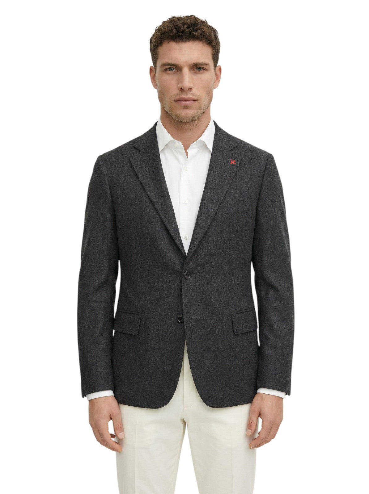 $6850 ISAIA NAPOLI "Capri" Gray Jacket Sport Coat 100% Cashmere 48 US / 58 EU 8R