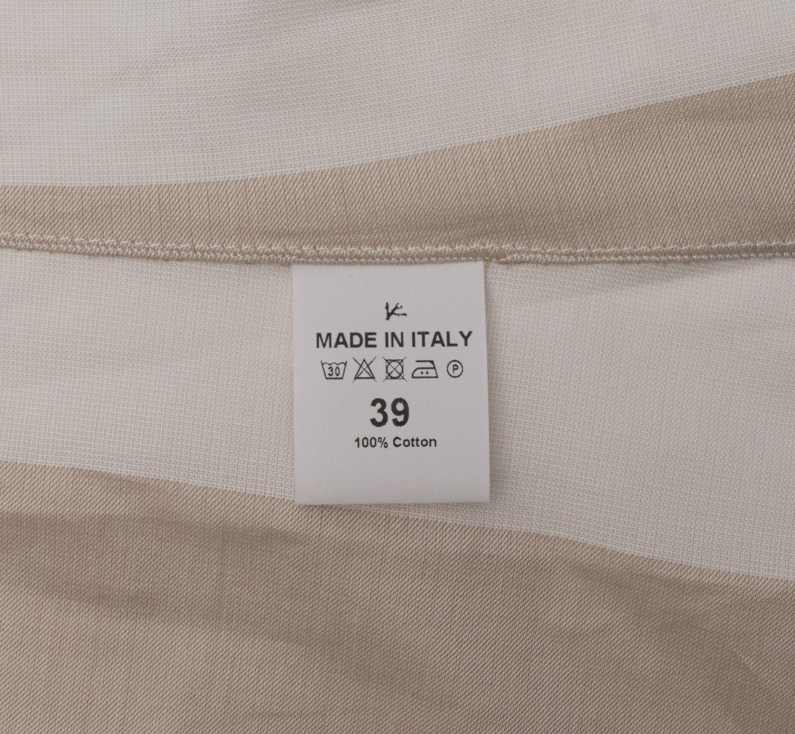 780$ ISAIA NAPOLI "Mix" Dress Shirt Blue Striped Fine Cotton 15.5 - 39