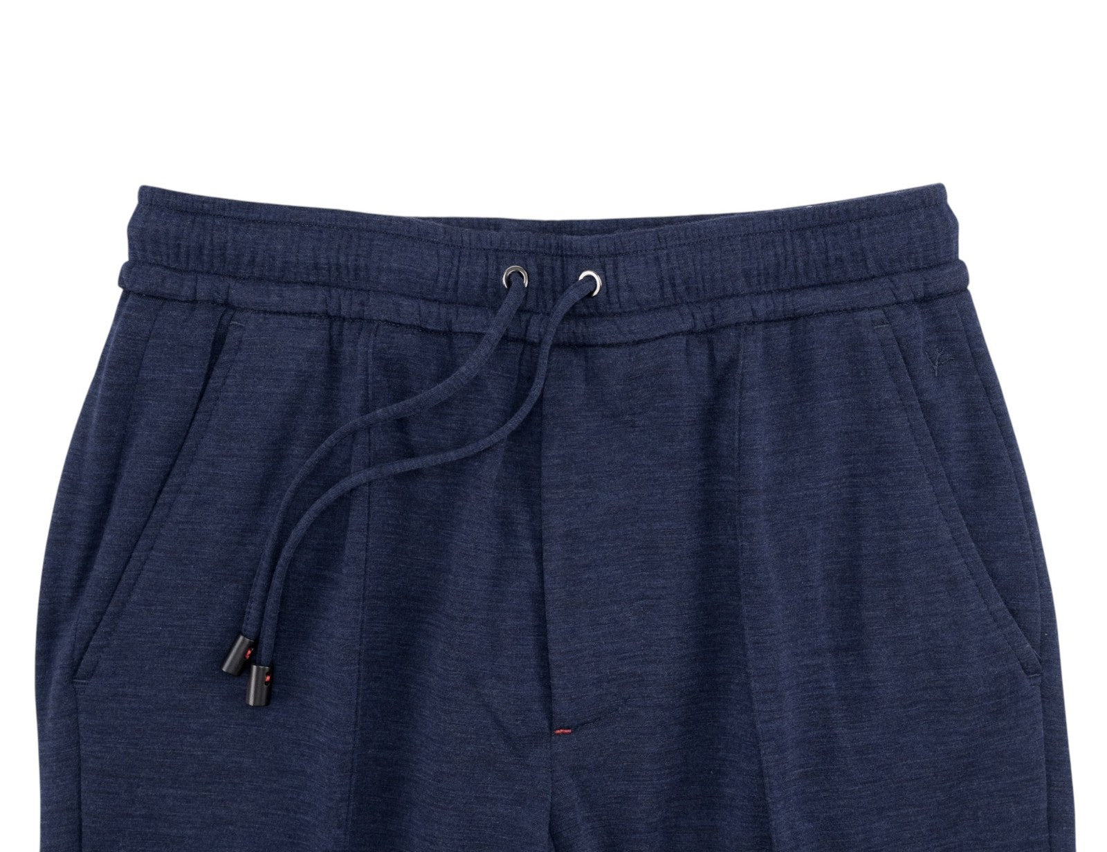 1285$ ISAIA "Comfort Project" Blue Drawstring Pant Wool Relaxed Tapered Fit