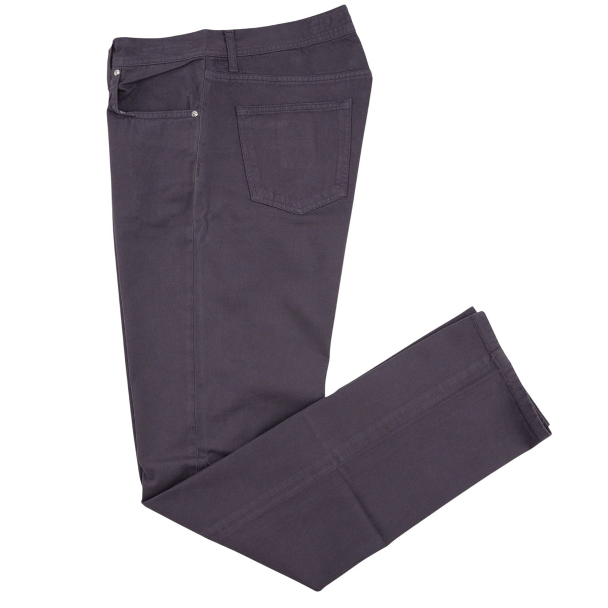415$ LUIGI BORRELLI NAPOLI Washed Dark Purple Denim Jeans Cotton 35 US / 51 EU