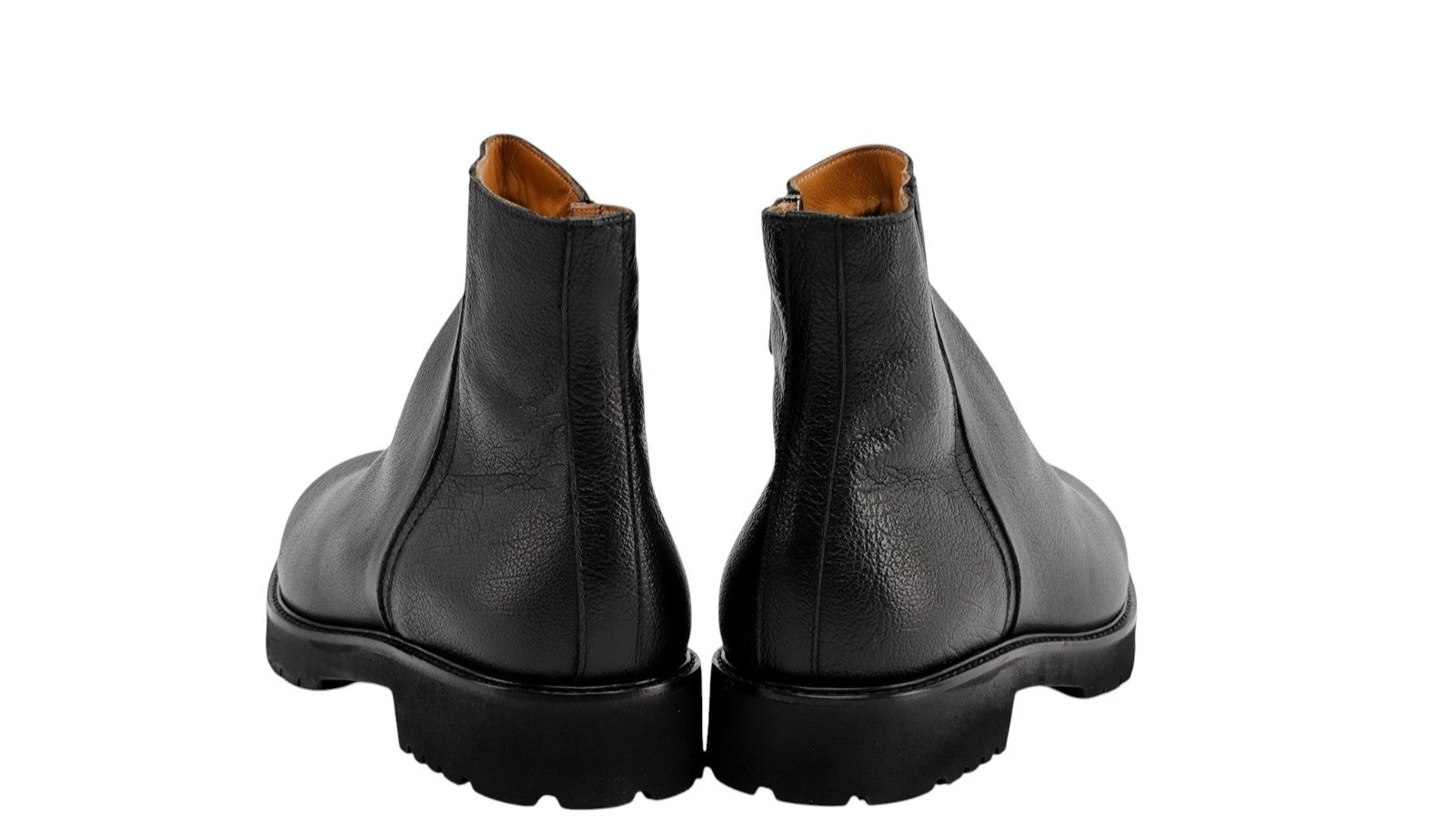 1450 TESTONI Ankle Boot Buffalo Printed Calf + Fur Lining 8 UK / 9 US / 42 IT