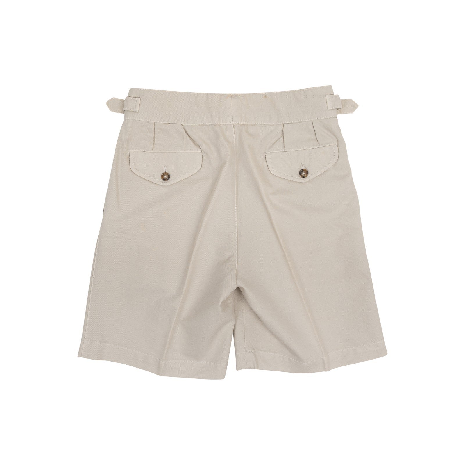 530$ RUBINACCI NAPOLI Manny Gurkha Short Pant beige Cotton 28 US / 44 IT