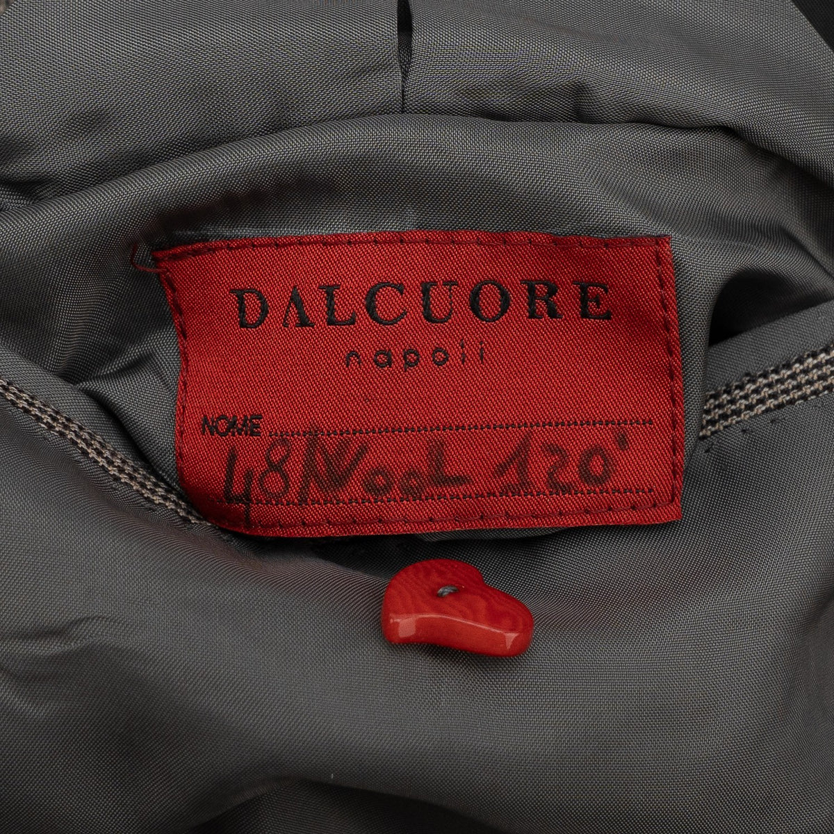 Sartoria DALCUORE NAPOLI Hand-Sewn Jacket Sport Coat Wool 120's 38 US / 48 EU -2