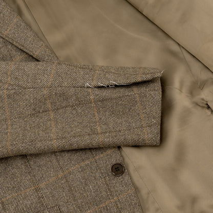 2650$ RAFFAELE CARUSO Brown Sport Coat LORO PIANA Cashmere / Goat 38 US / 48 IT