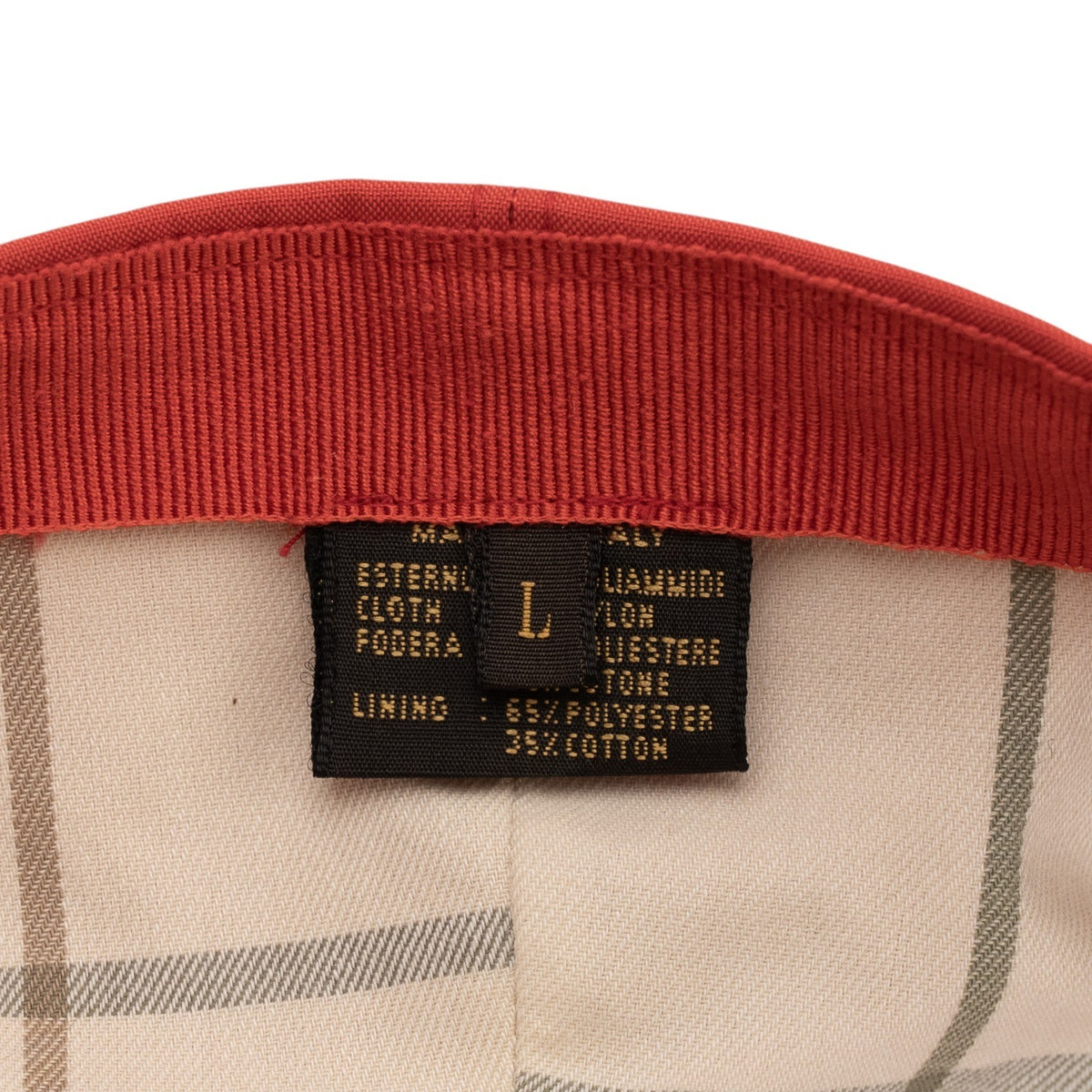 $500 LORO PIANA Baseball "Montecarlo" Hat Storm System Tech Red Size L