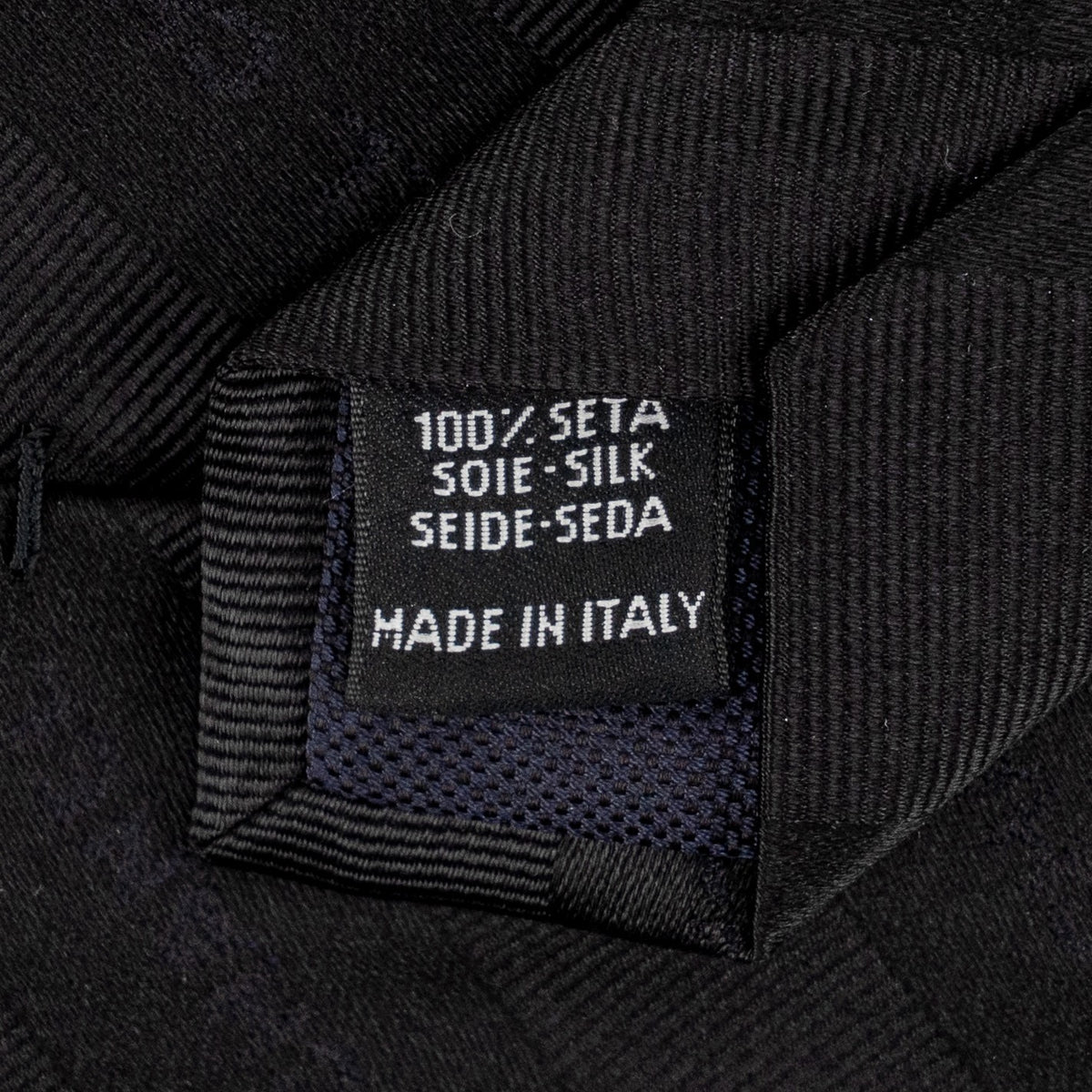 $300 CHANEL PARIS Midnight Blue Regimental Tie 100% Silk - Made in Italy