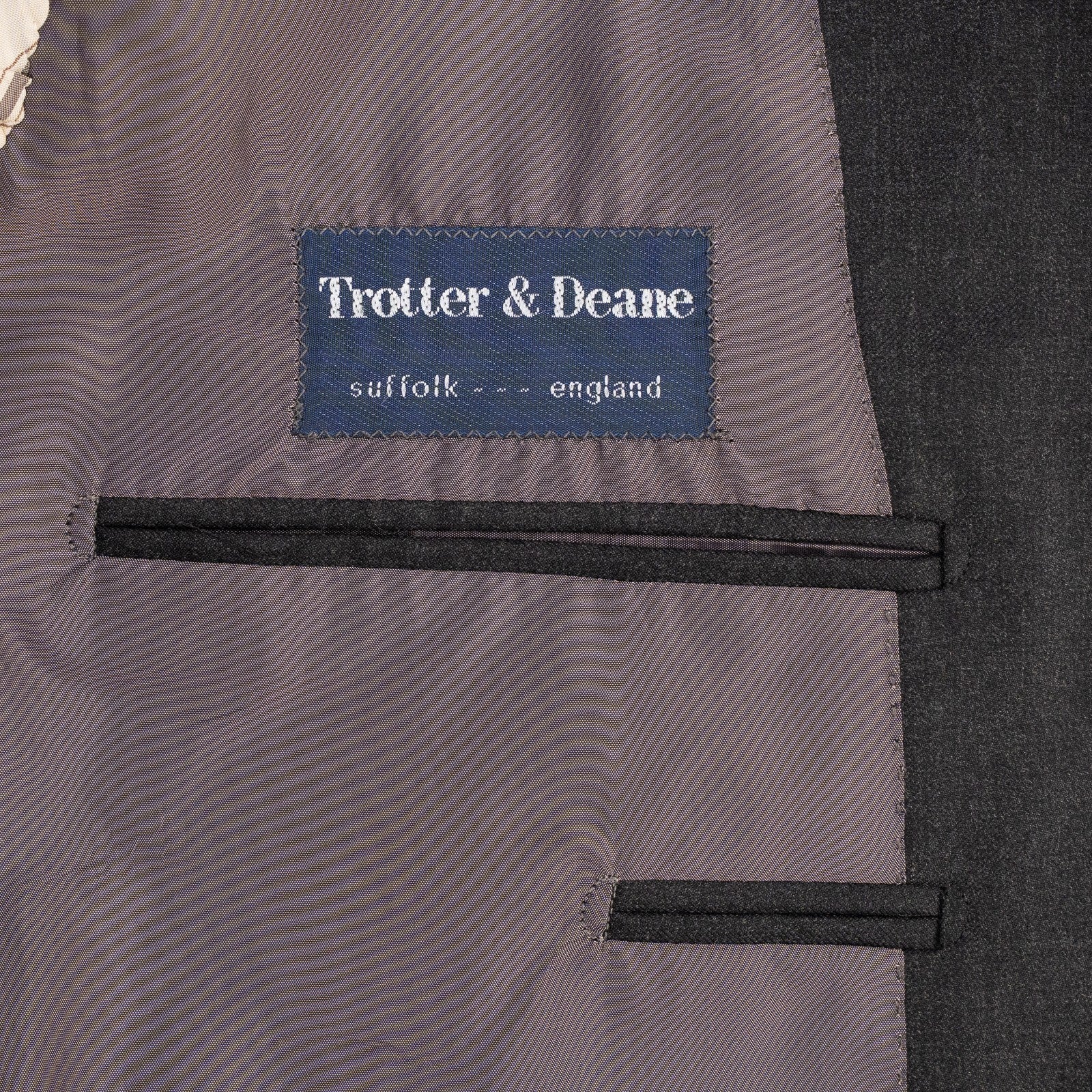 $2400 RAFFAELE CARUSO Dark Gray Suit Superfine Wool 110's 44 US 54 EU