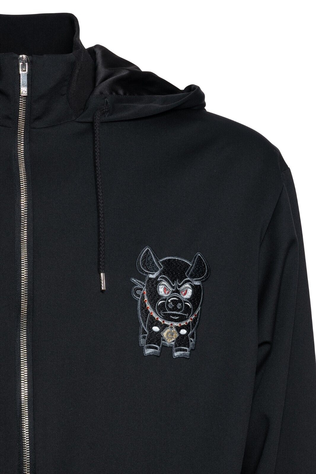 3500$ FABIO CAVIGLIA  Tracksuit Jogging Suit "YEAR OF THE PIG" Silk Size XXL