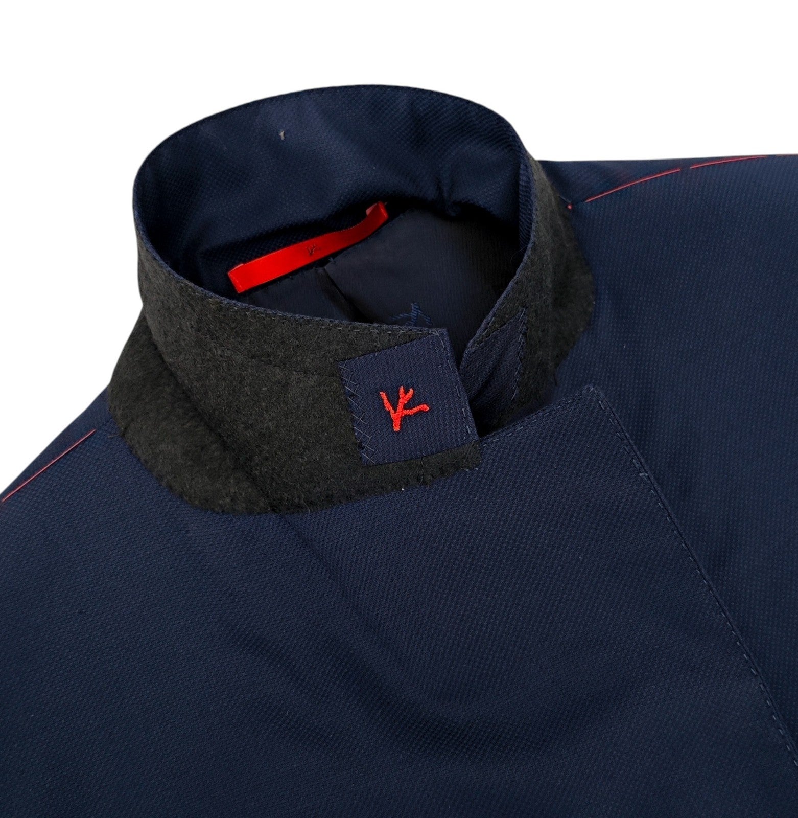 $5400 ISAIA NAPOLI "Marechiaro" Blue Sport Coat Fine Wool  50 US / 60 EU 8R