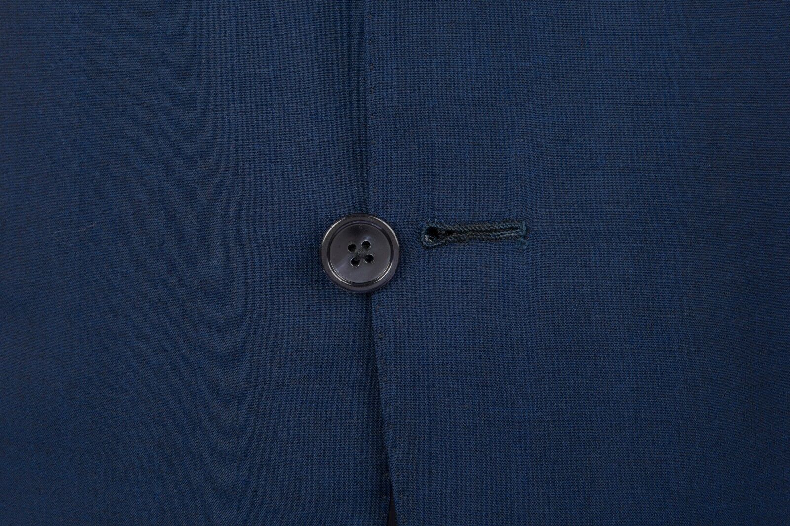 $2560 D'AVENZA Blue Wool Mohair Jacket Blazer Hand-Sewn in Italy 46 US / 56 EU