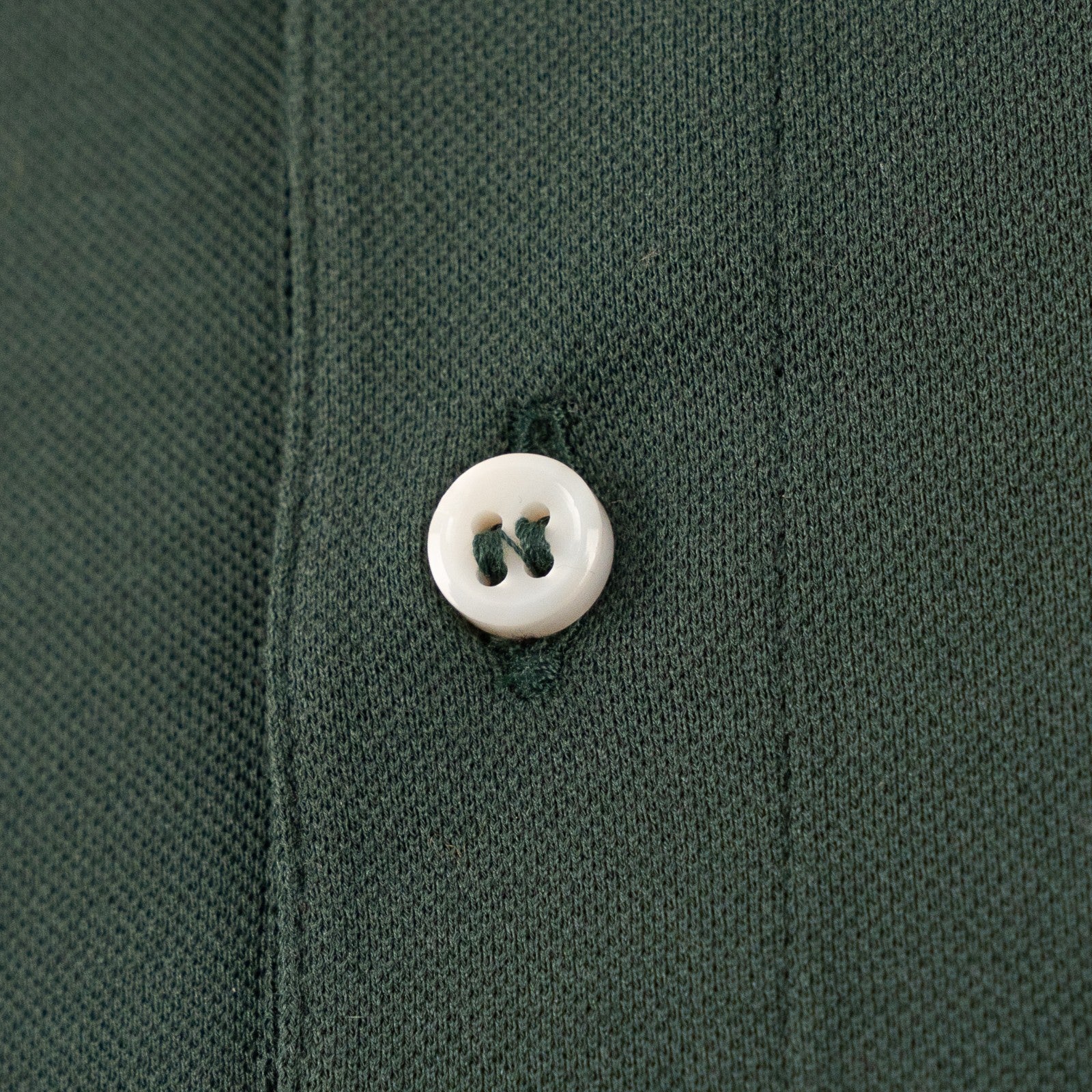 400$ FEDELI Green Forest Polo Cotton Pique Pocket 36 US / 46 IT