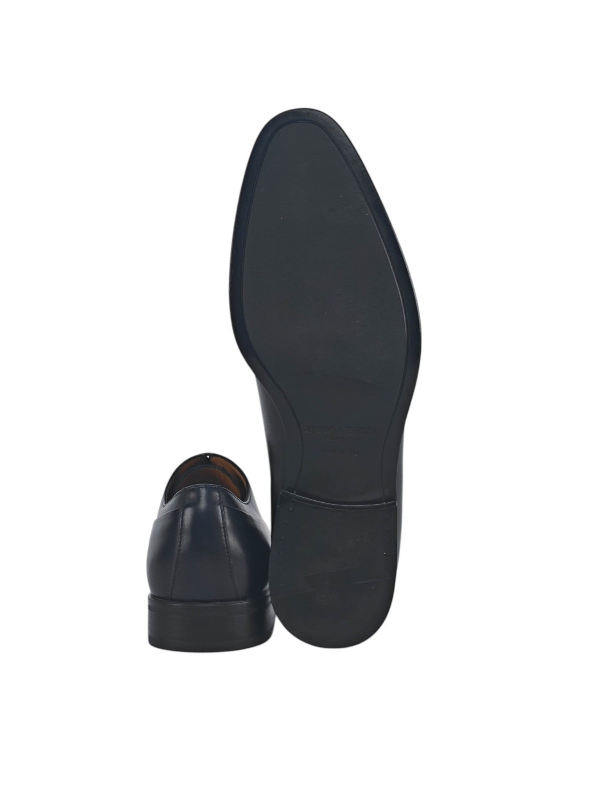 950$ TESTONI 1929 "Salerno" Oxford Shoes Vintage Calf Navy 8 UK / 9 US / 42 IT