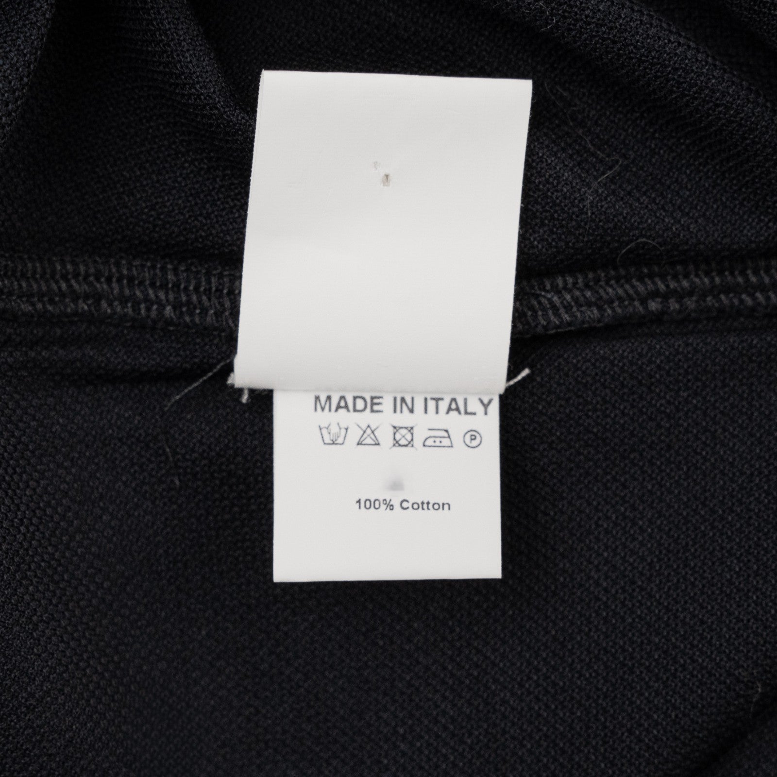 575$ ISAIA NAPOLI Cotton Piquet Short Sleeve Handmade Polo Blue Navy