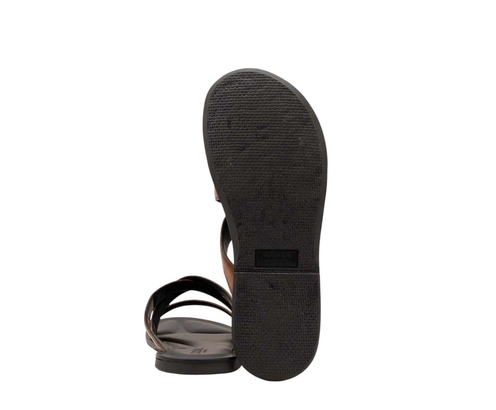 650$ TESTONI Sandal Flat Calf Caramel