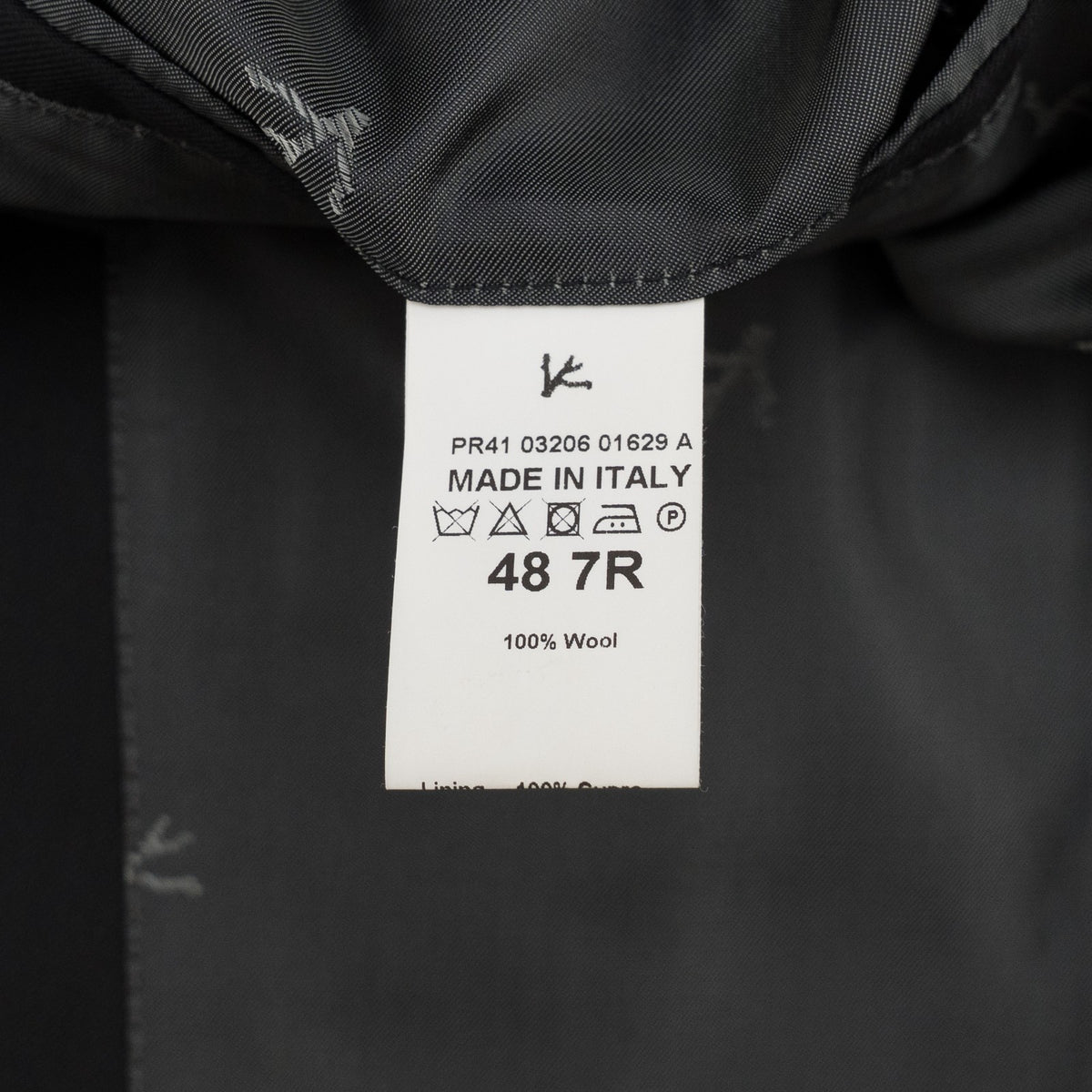 $7050 ISAIA "Gregorio" Black Hand-Sewn Suit Fine Wool 4 Seaon 38 US / 48 EU 7R