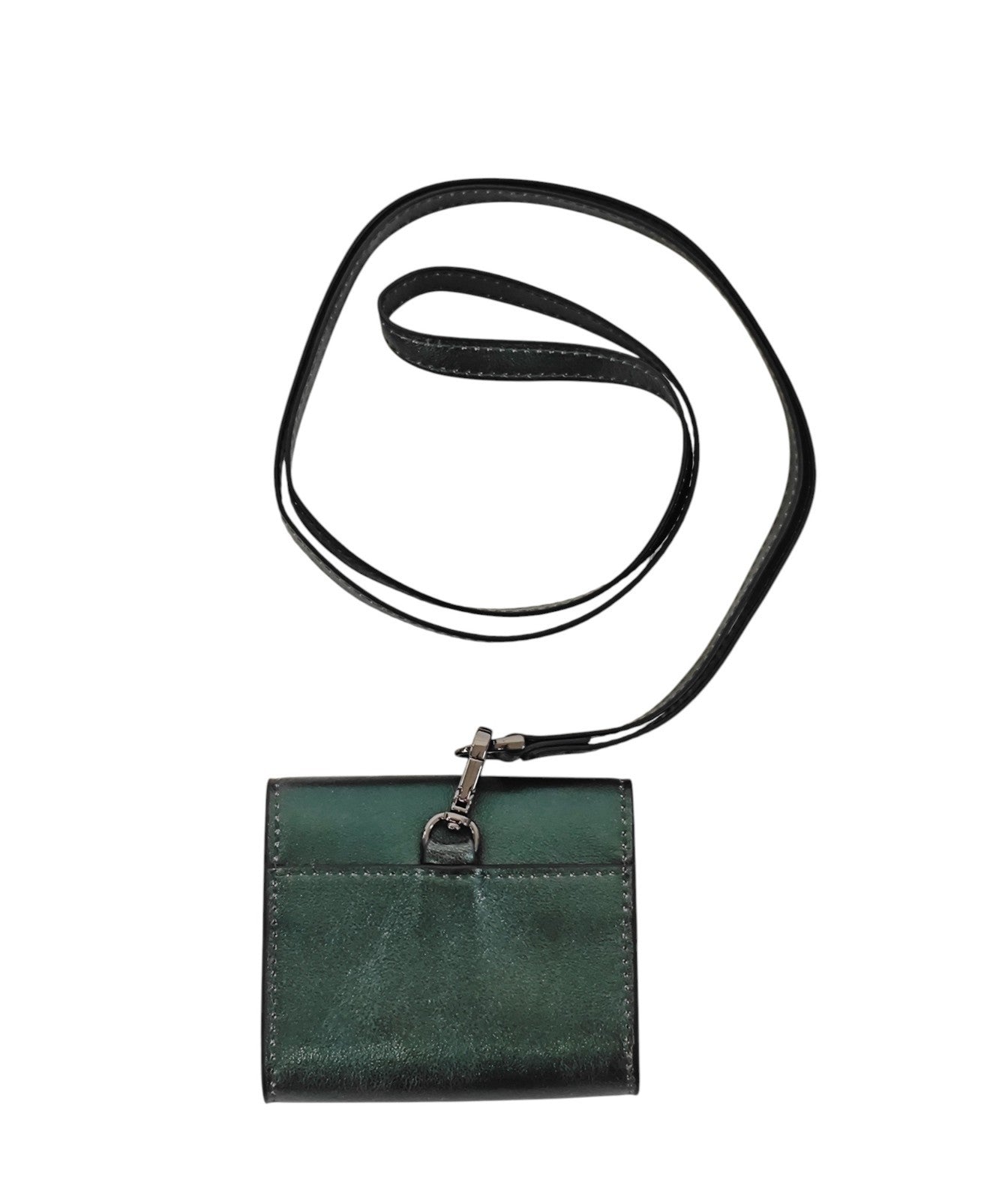 150$ PINEIDER FIRENZE 1774 Headphones Airpods Holder Calf Laminated Green