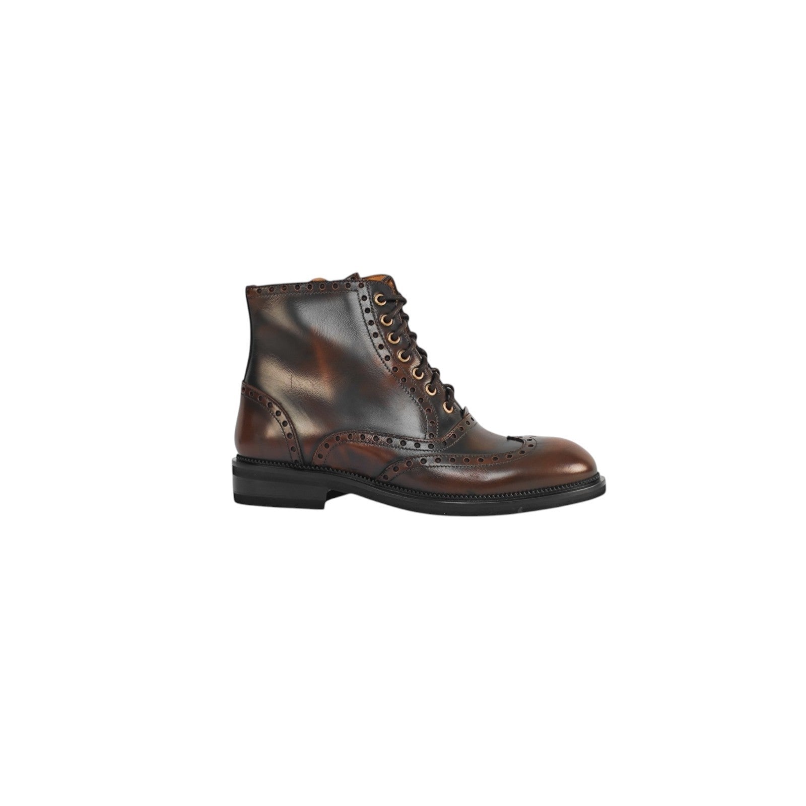 1450$ TESTONI Ankle Boot Shoes English Brushed Calf Caramel 8 UK / 9 US / 42 IT