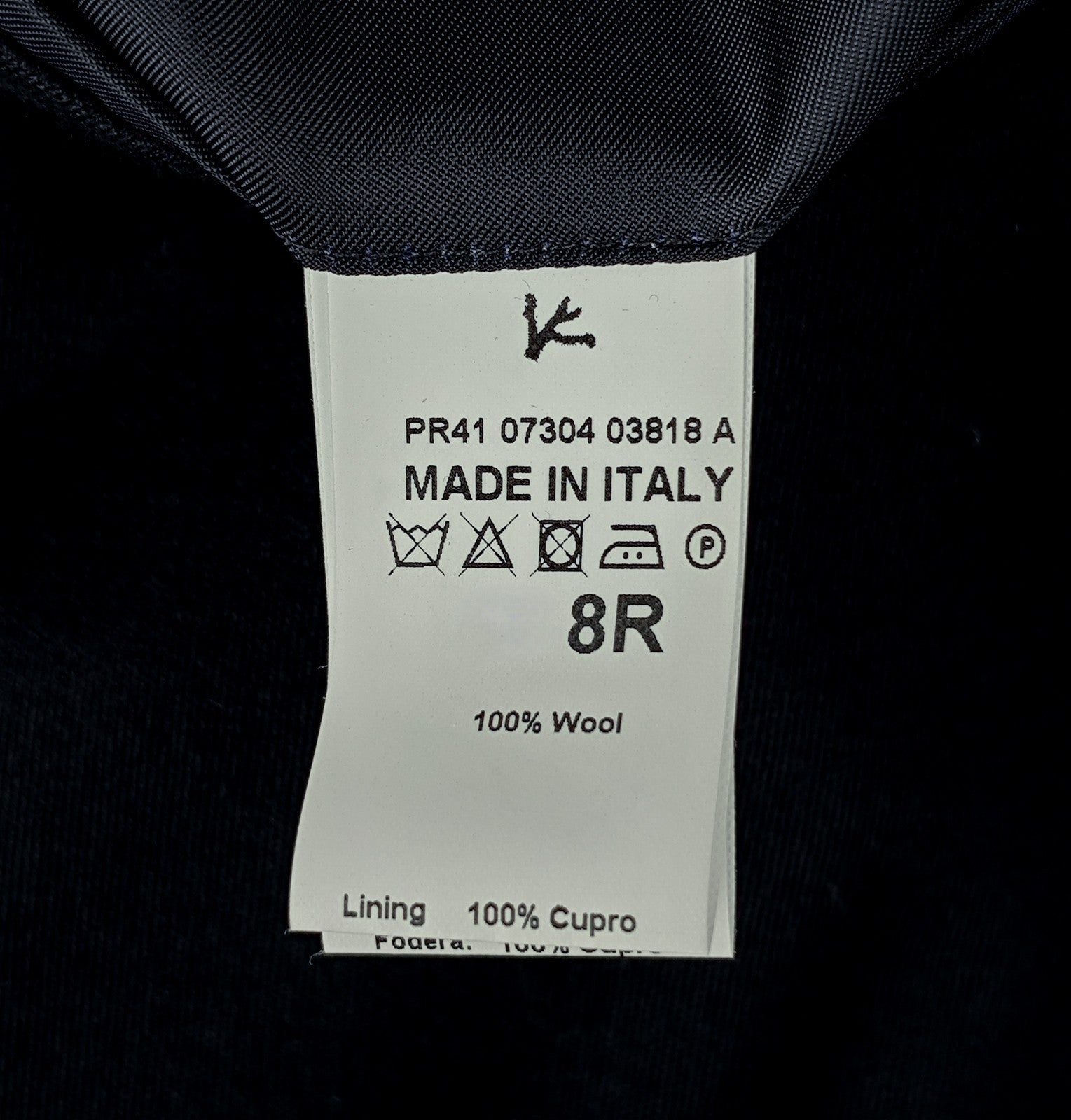 $6190 ISAIA "Capri" Blue Navy Jacket Sport Coat Wool Super 200's  42 US 52 EU 8R