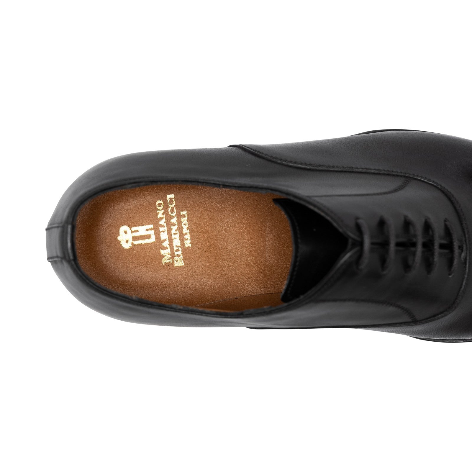 1100$ RUBINACCI LONDON HOUSE Goodyear Oxford Shoes Black Leather  6 UK - 7 US