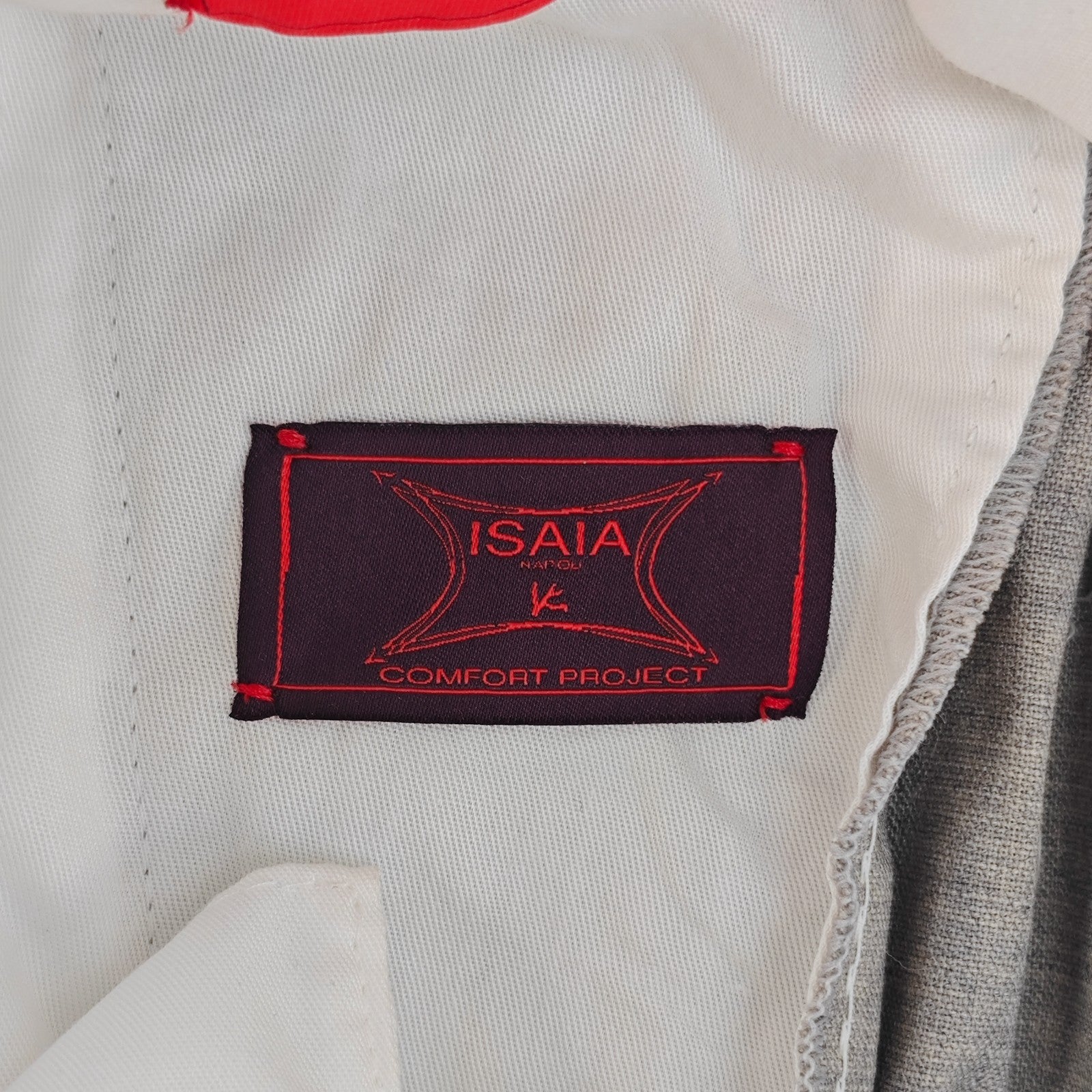 1650$ ISAIA "Sanità" Gray Tapered Dress Pant Fine Stretch Wool Comfort Project
